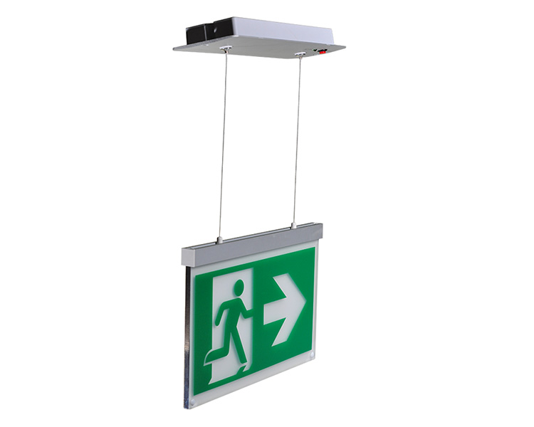Le2916-B aluminium spinalis suspensus laquearia mounted exitus signa