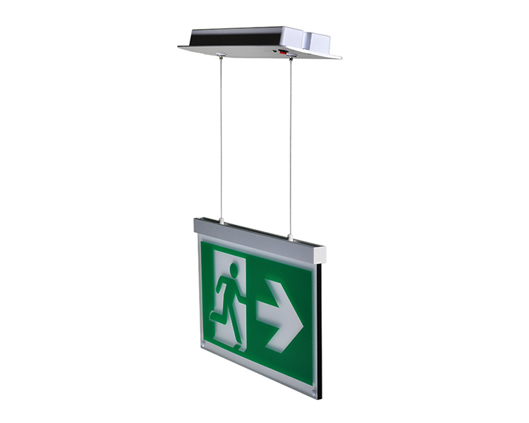 Le2916-B aluminium spinalis suspensus laquearia mounted exitus signa