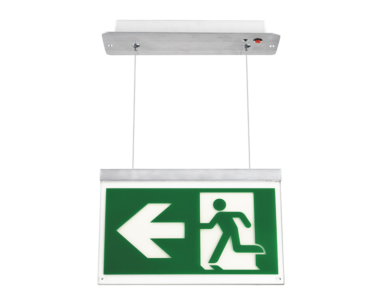 Le2916-B aluminium spinalis suspensus laquearia mounted exitus signa