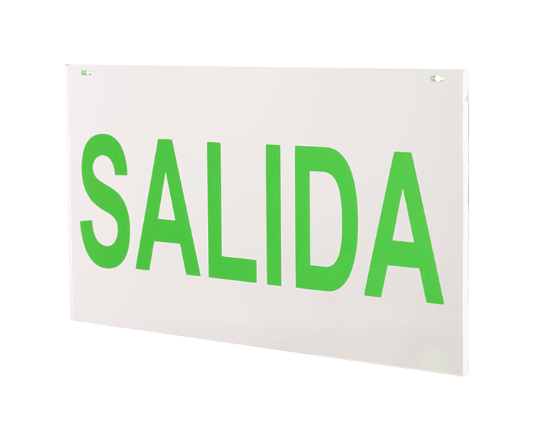 Exitus Sign Acrylic panel salsa