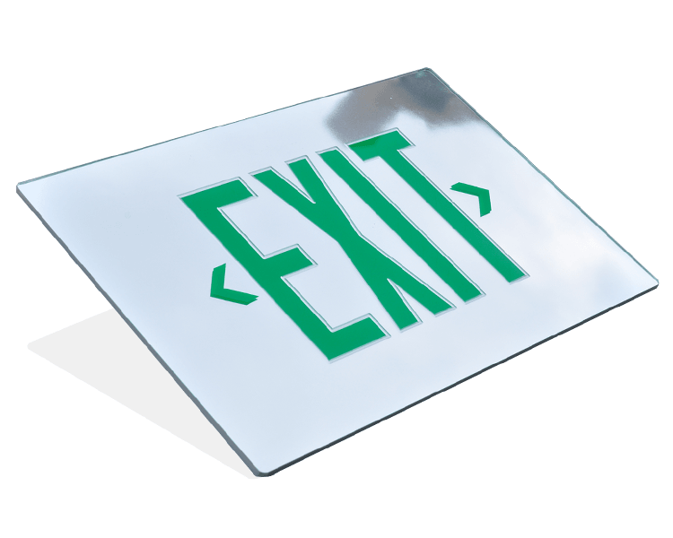 Speculum subitis Exitus Sign Panel
