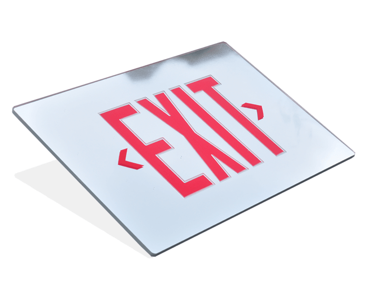 Speculum subitis Exitus Sign Panel