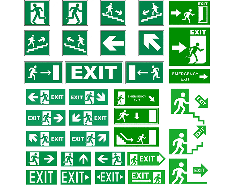 Lorem Exit Sign