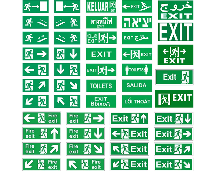 Lorem Exit Sign