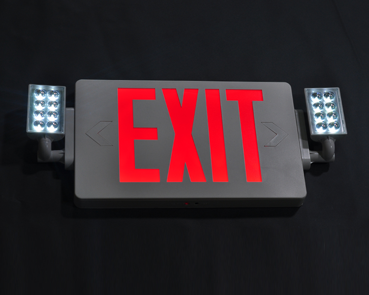 Jleg2rw-subitis ignis exit luminaria cum Rubrum Letters