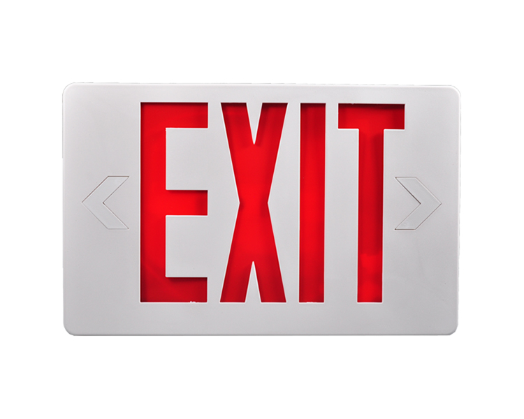 Jleed2rwem-New Slim Red DUXERIT EXITUS Sign