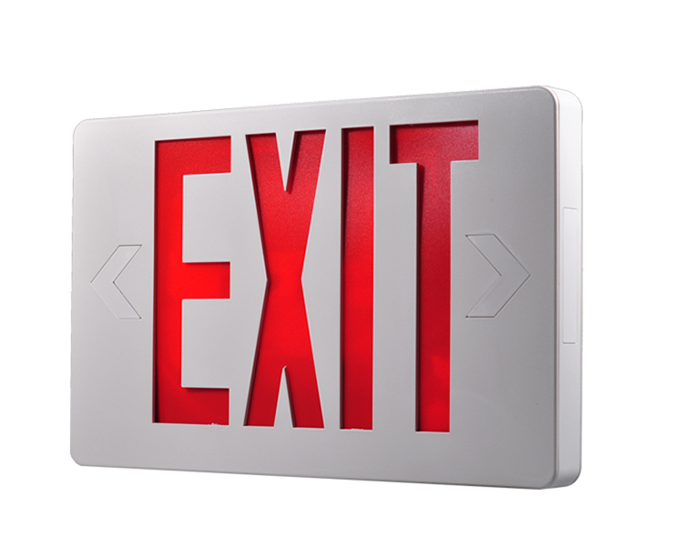 Jleed2rwem-New Slim Red DUXERIT EXITUS Sign