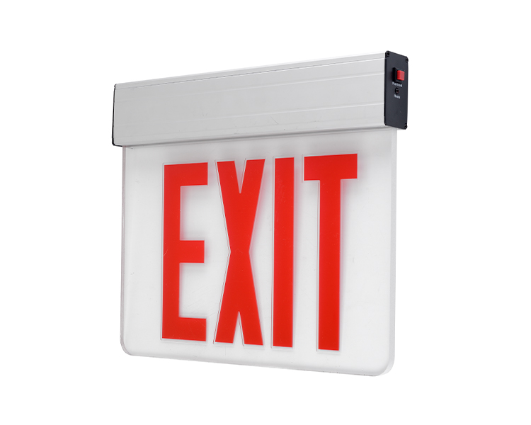 Jexex1rc-una faciem XII LEDs recessed subitis Exitus Sign